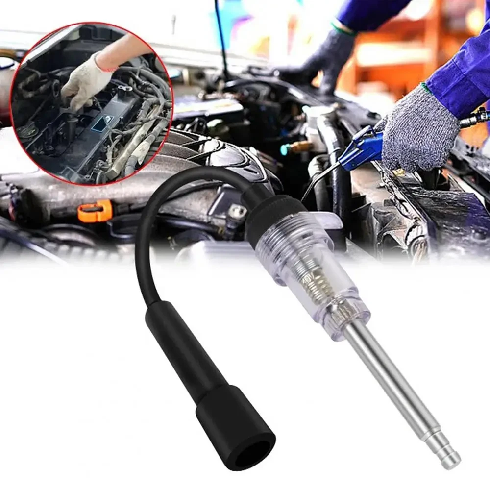 Car Spark Plug Tester Pen Auto Checker Detector Diagnostic Tool Ignition System Coil Tester Spark Plug for Car Motorcycle