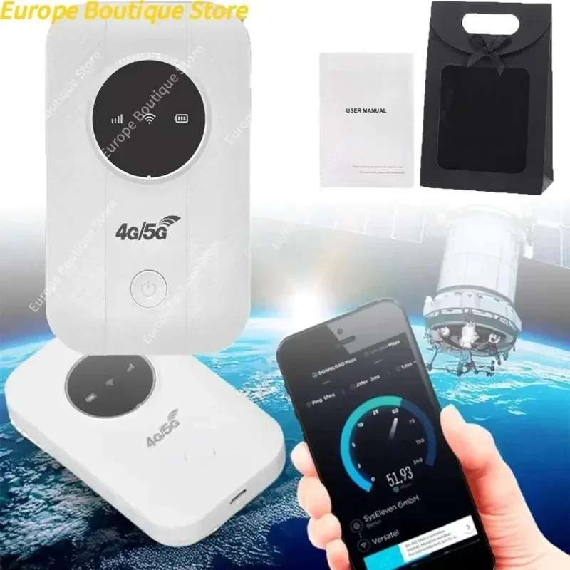 High‑speed 300Mbps Portable Network Gear, 4/5G Signal Access Suitable for Youth Field Camping Activities