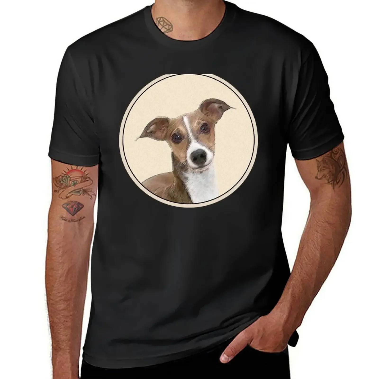 

Italian Greyhound T-Shirt Aesthetic clothing man t shirt animal prinfor boys designer shirts t shirts men