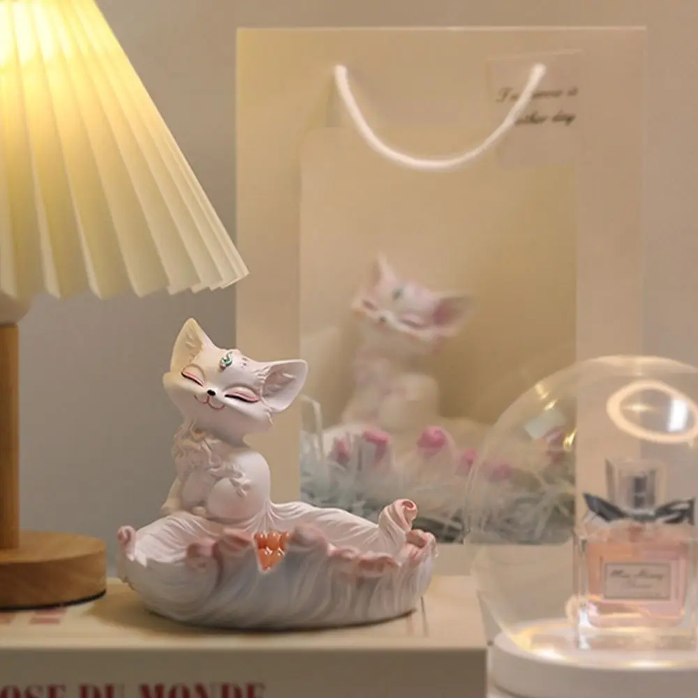 Crafts Resin Desktop Storage Ornament Modern Decorative Key Tray Cute Jewelry Key Storage Rack Entrance