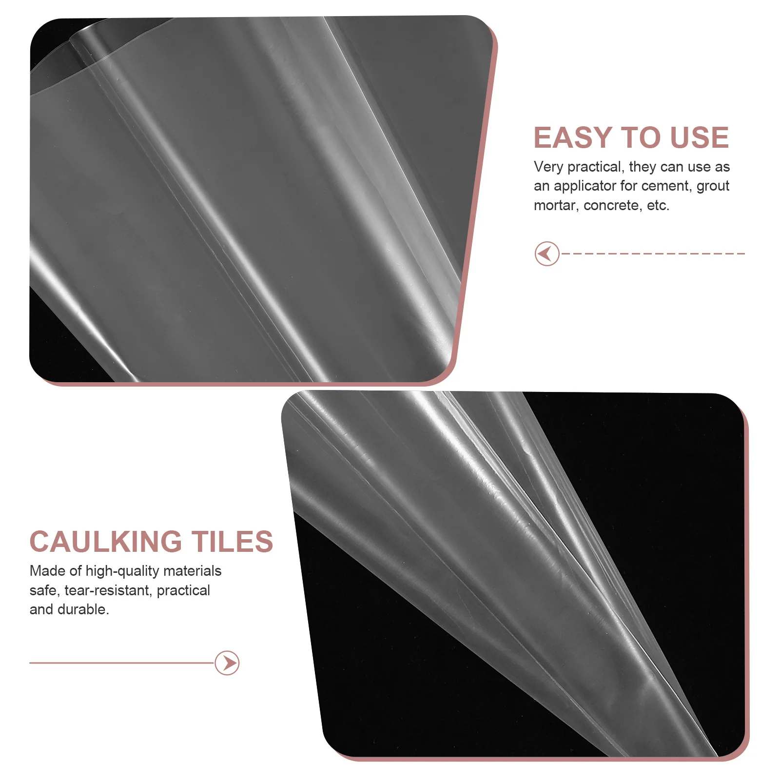 

50Pcs Grout Sealer Bag Premium Masonry Tool for Tile Grouting Caulking Concrete Brick Block Projects Efficient