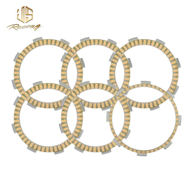 JSRAOIMG Motorcycle Engine Part Clutch Friction Disc Plate Kit For BAJAJ RS200 NS200 FI 2013 2014 2015 2016 2017 2018 2019 2020