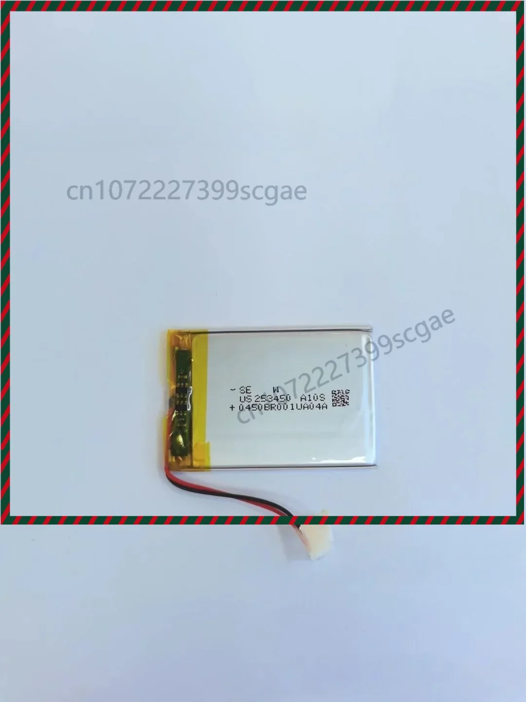 Replacement SE253450 Lithium Polymer Battery 500mAh 3.7V for Smart Wearables Card Speakers