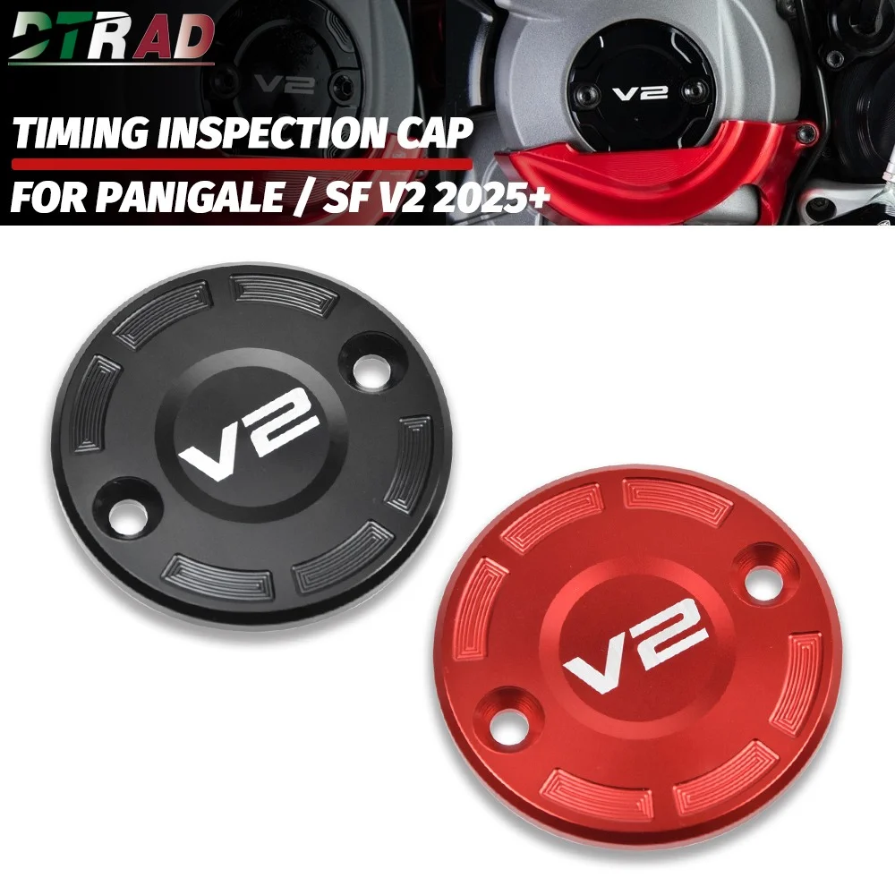MY25 For DUCATI Panigale/Streetfighter/Multistrada/HYPERMOTARD V2 V2S 2025-2026 CNC Left Timing Inspection Cover Alternator Caps