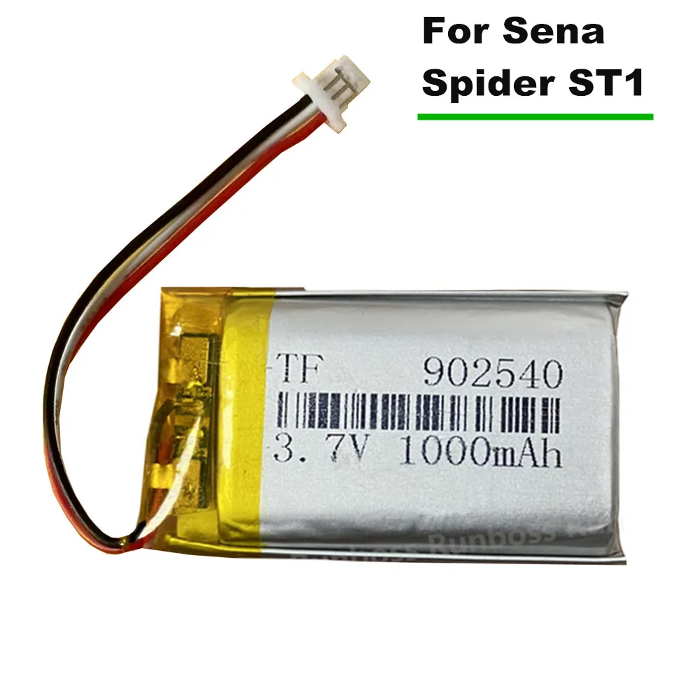 Replacement Battery For Sena Spider ST1 Motorcycle Bluetooth Headset , Helmet intercom 3.7V 1000mAh