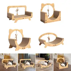 Cat Scratcher Sofa Scratching Board Interactive Toy Indoor Grinding Claws for Kitten Cushion Furniture Protector Pet Accessories