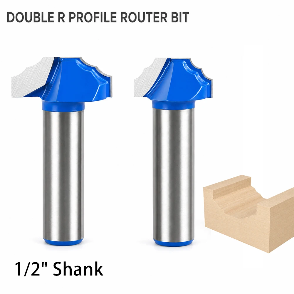 Cabinet Door Molding Double R Profile Router Bit 1/2