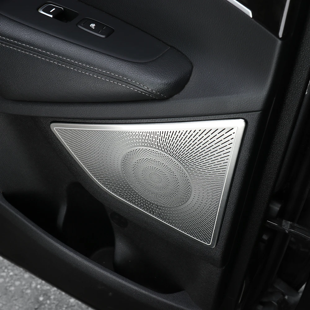 Für Kia Sorento 2014-2020 Edelstahl Autotür-Lautsprecherabdeckung A-Säulen-Hochtöner-Lautsprecherblende Zubehör LHD/RHD – Detail 13