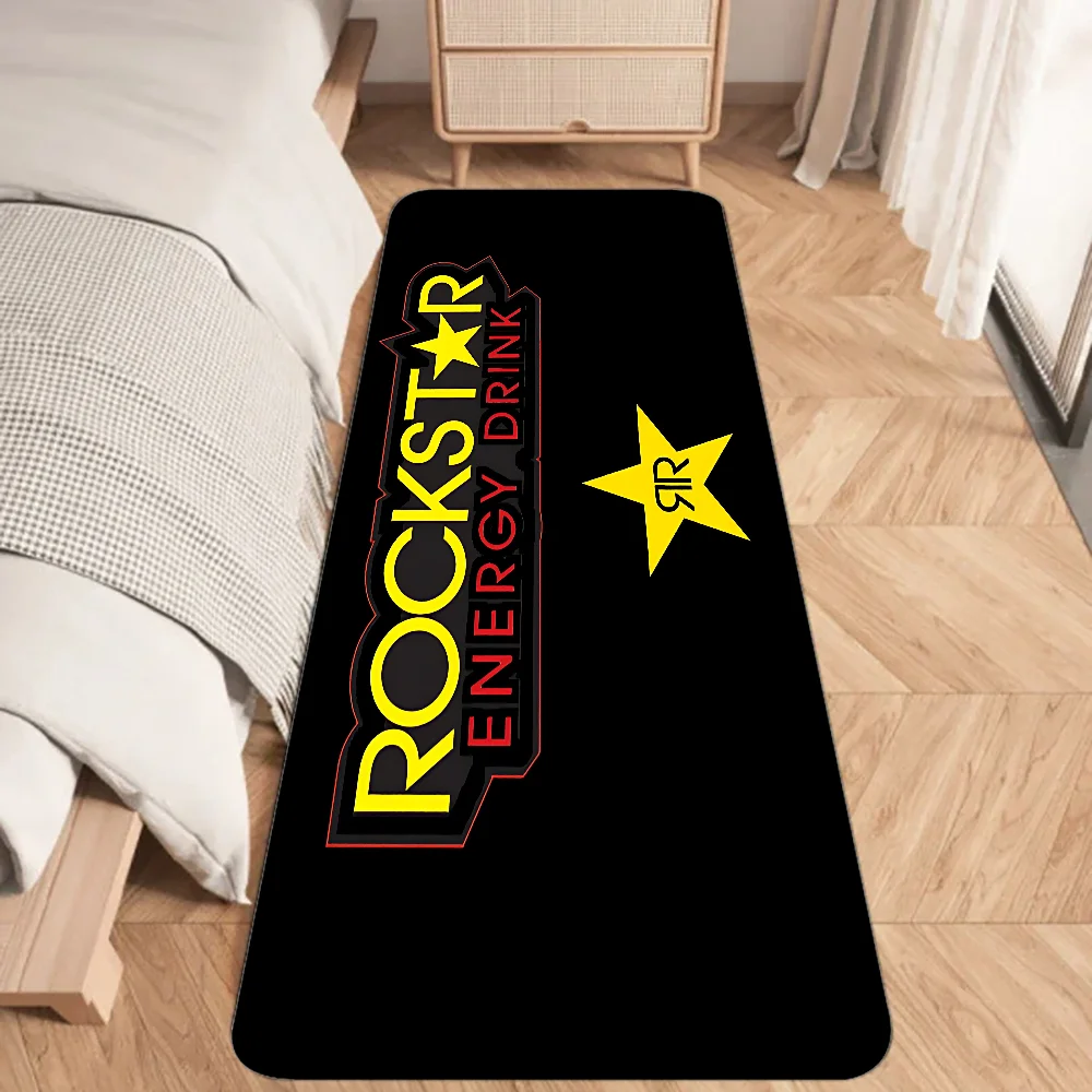 Rockstar energy drink Floor Mat Graphic Printed Flannel Doormats for Bathroom Kitchen Entrance Carpet Home Decor