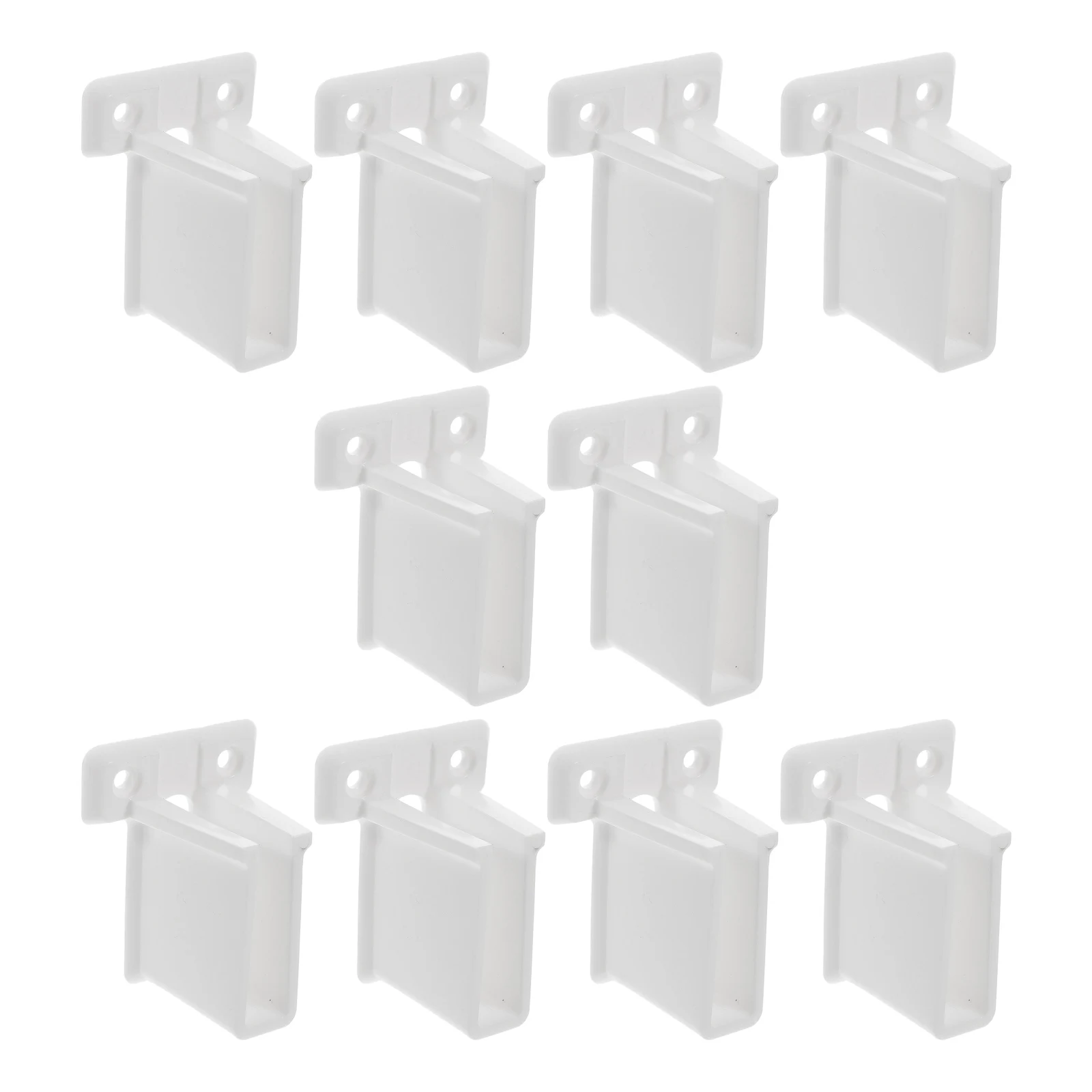

10pcs Rv Door Latch Holder Sliding Mirror Door Lock Security Bracket Replacement Durable Abs Adjustable Fastener Travel Parts
