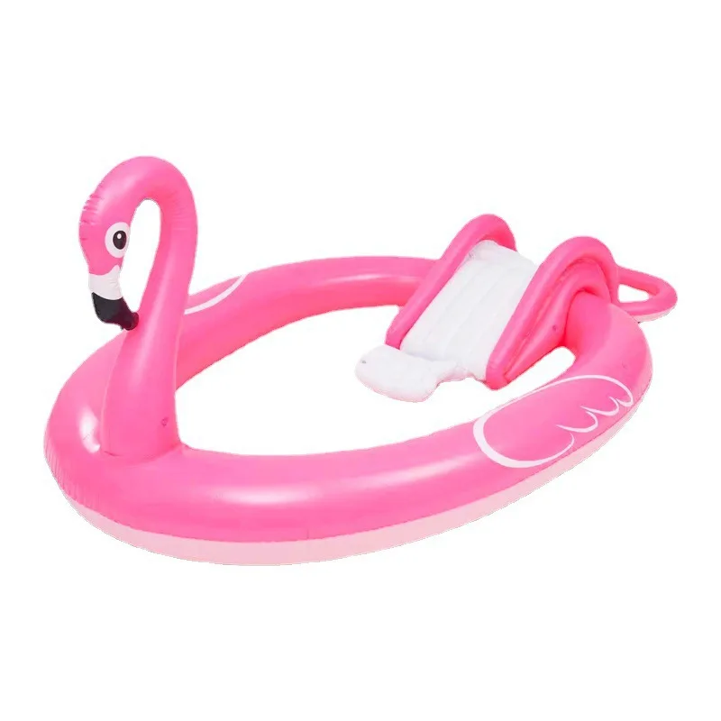 Customized children's inflatable swimming pool thickened with slide baby infant home ocean ball pool water spray children's play