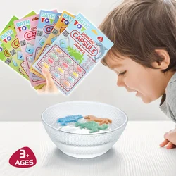 Exotic Baby Early Educational Toys, Macio, Cognição, Educacional, Crianças, Desenhos Animados, Dinossauro, Brinquedo de Banho Criativo, Cultivar Cápsulas, Novo