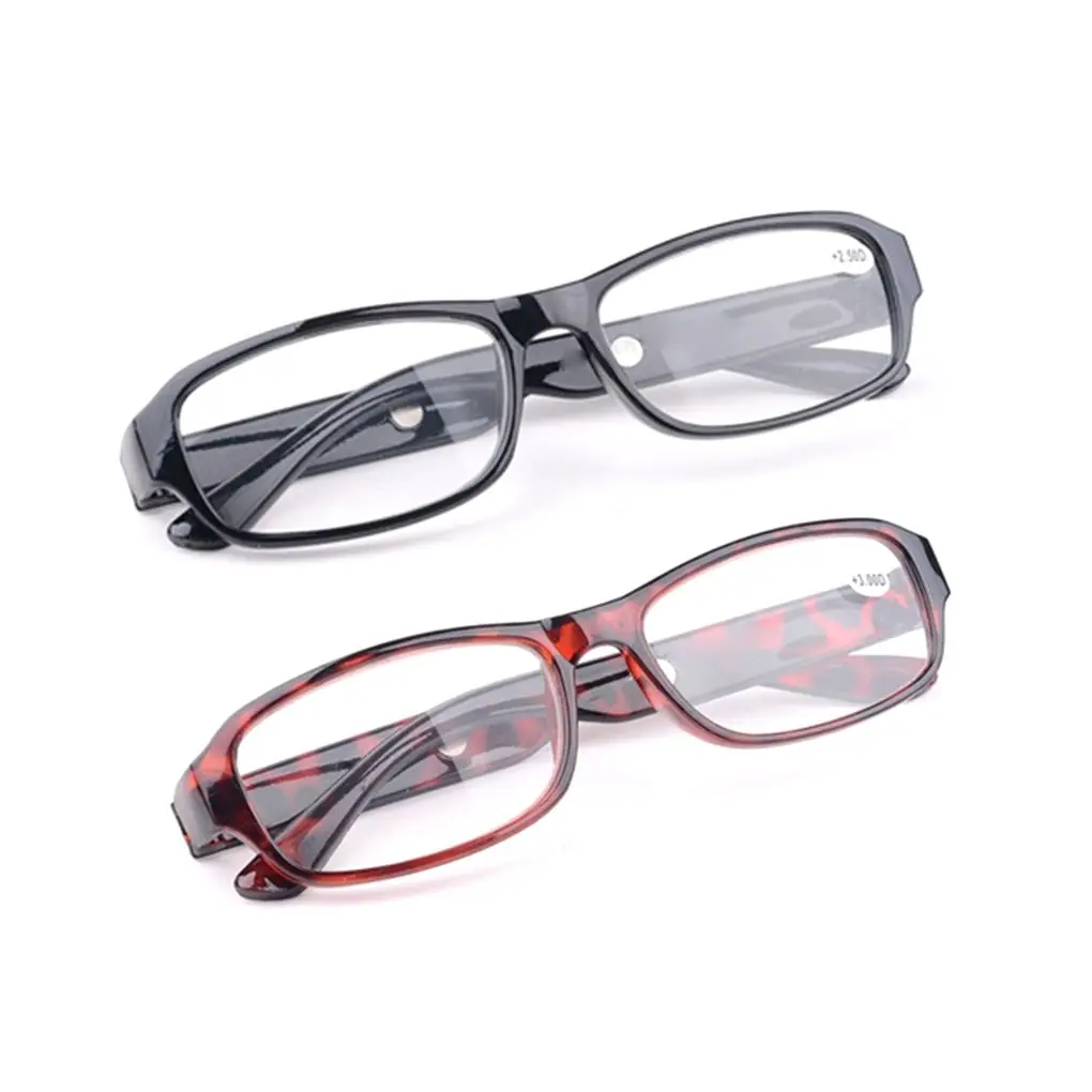 Portable Women Men Resin Reading Glasses Readers Presbyopia Lenses Seniors Eyewear Magnifying Glasses For Old Man Women