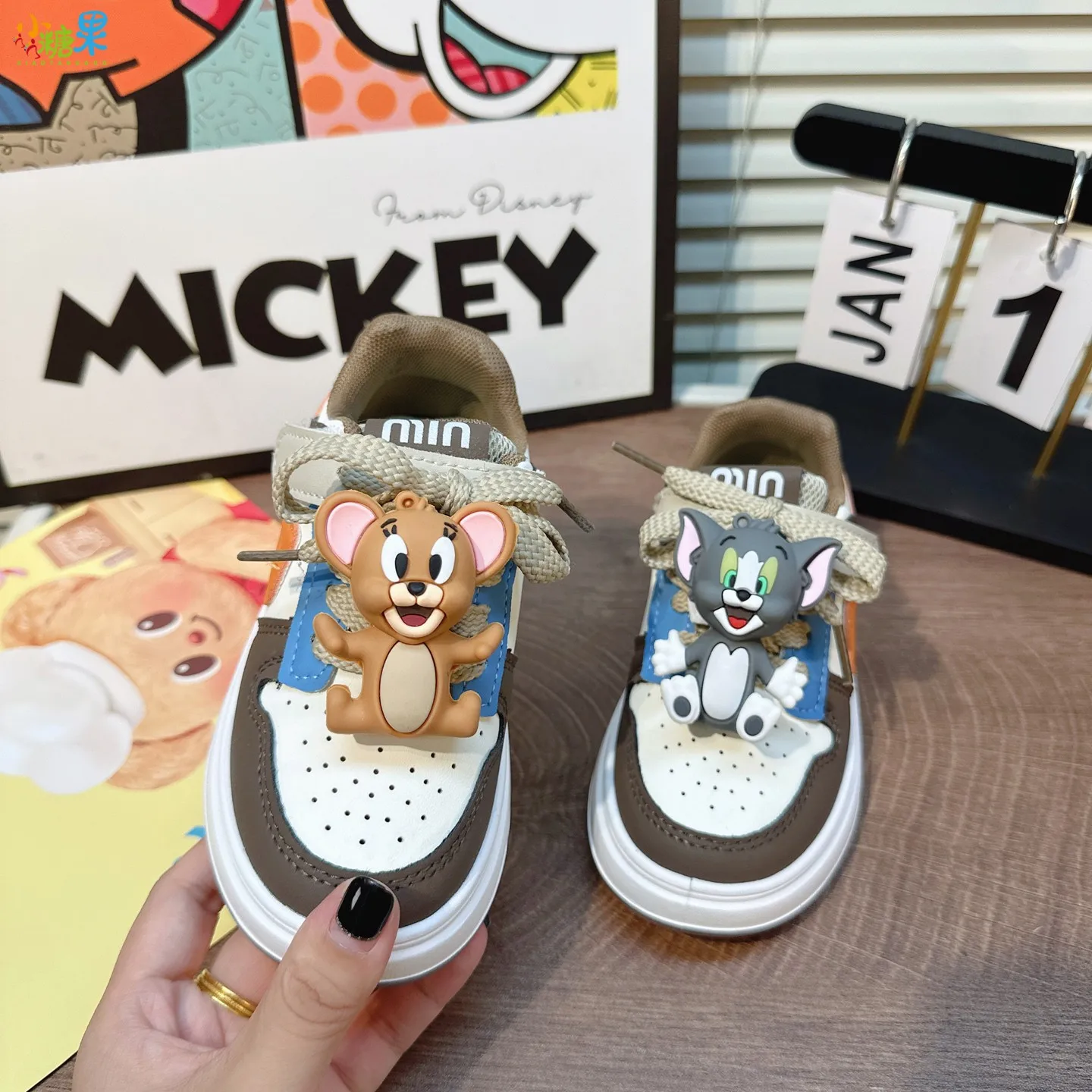 

Miniso 2025 повседневная обувь для скейтбординга для мальчиков, кожаные водонепроницаемые кроссовки для детей, легкая спортивная обувь на гибкой подошве