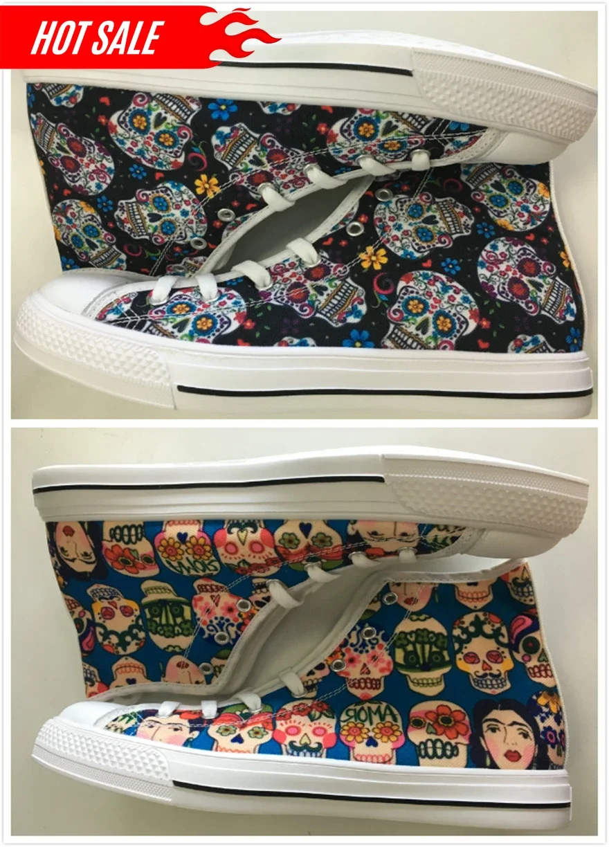 Doginthehole Low Top Canvas Shoes para mulheres, senhoras Lace Up Sneakers, burro, família, 3D, padrão bonito