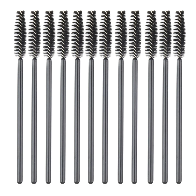 Pinceau de maquillage en fibre synthétique, brosse à cils de poulet, applicateur de mascara, anciers, outils de maquillage, nouveau, 500 pièces