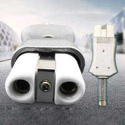 6mm IEC C8 Ceramic Wiring Industry Socket Plug High Temperature Connector Electric Oven Power Outlet 35A