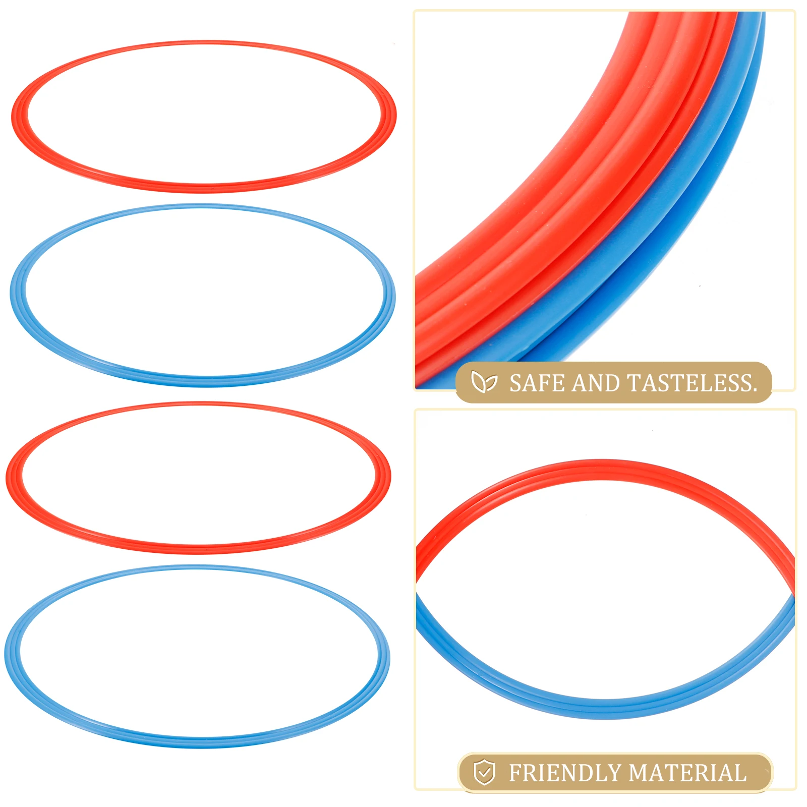 

6pcs SoccerTrainingRings Soccer Sports Agility Soccer Training Rings Marking Training Rings Goalkeeper