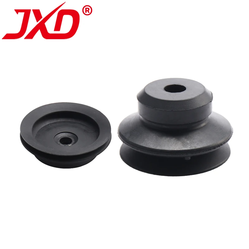 JXD CONVUM PJG Series 4/6/8/10/15/25/30/35/40/50 MM Double Layer Round White Silicone Black NBR Mini Vacuum Suction Cup Sucker