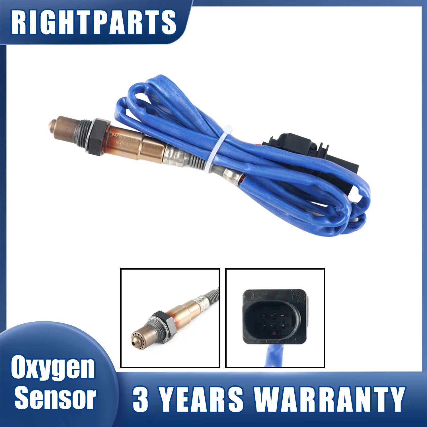 RIGHTPARTS 94860613102 Oxygen Sensor 0258017254 94860613300 For Porsche Boxster PORSC 4.8L GTS S 201ENNE 92A 4.8 Turbo 2011 RHD