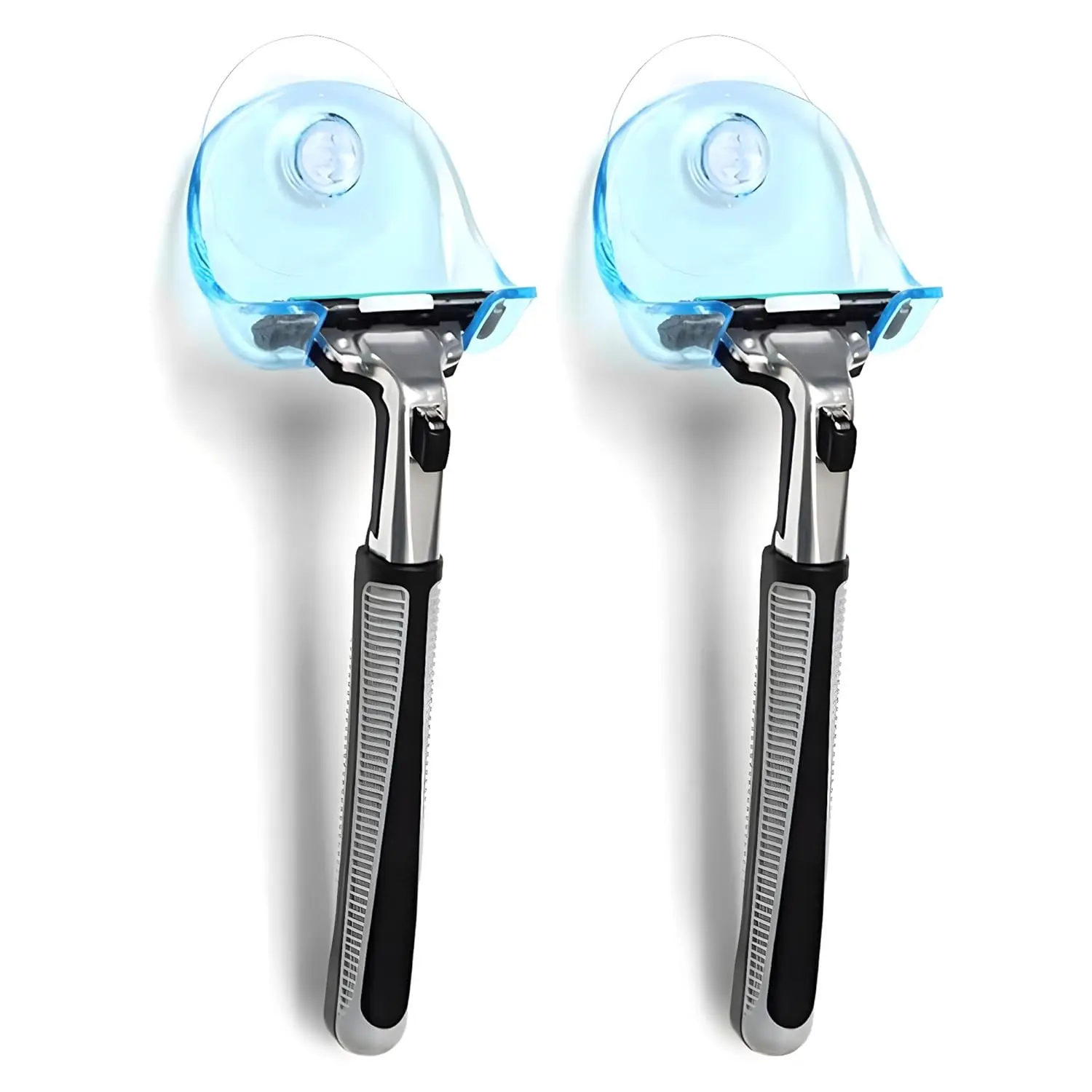 

Suction Cup Razor Holder for Shower wall Accessories – No-Drill Razor Suction Holder for Shower Caddies, Waterproof & Reusab