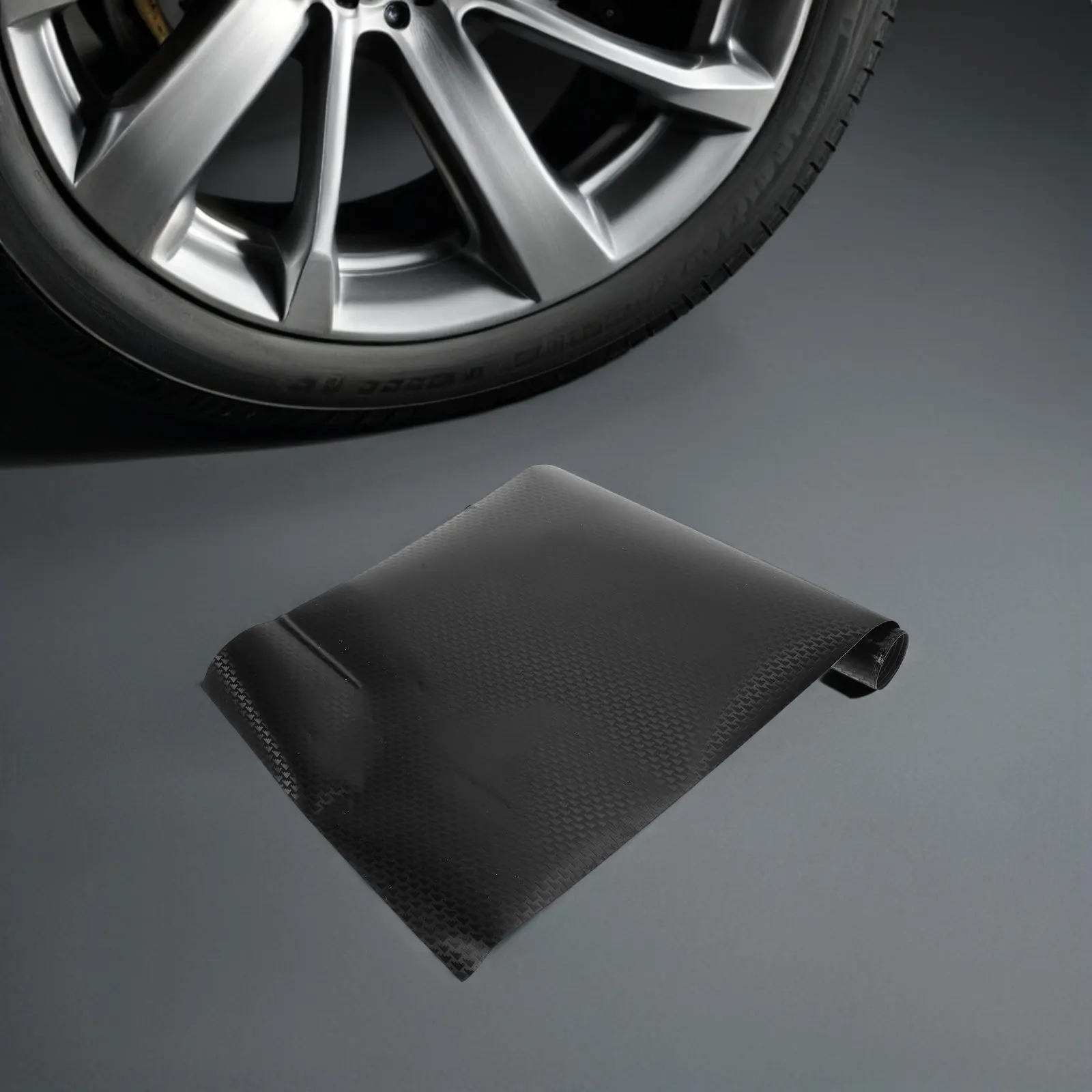 1 Roll Carbon Fiber Car Interior Wrap Black Vinyl Film Self Adhesive Auto Dashboard Console Protection DIY Vehicle Interior