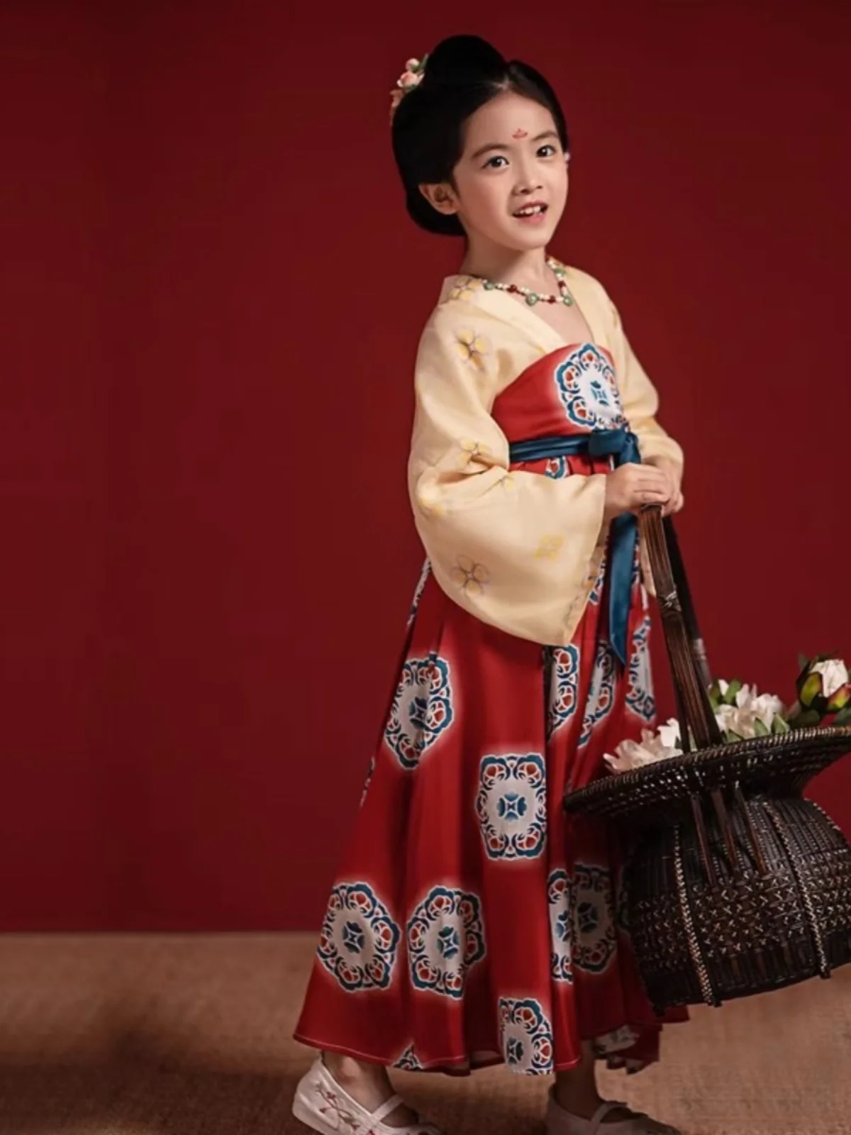 

Classical Hanfu Children's Costume Princ Sle Dance Performance Dr Spring Summer Girls' Traditional Chinese Outfit