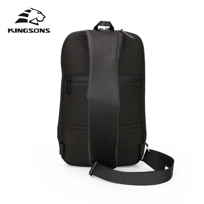 Kingsons 10.1 Inch Tablet PC Bag Chest Bag Men Crossbody Bag Small for Men for Single Shoulder Strap Bags