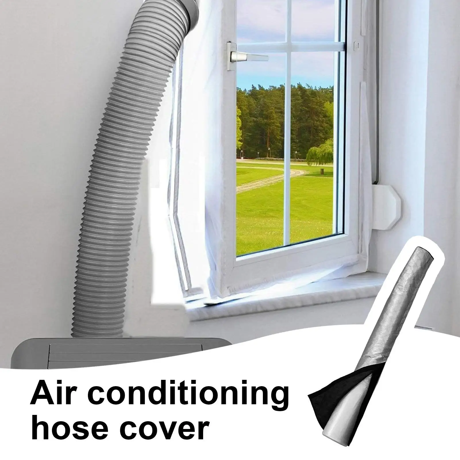 

Portable Air Conditioner Hose Cover Household Air Conditioner Exhaust Hose Heat Insulation Cover Hose Protective Dust Sleeve