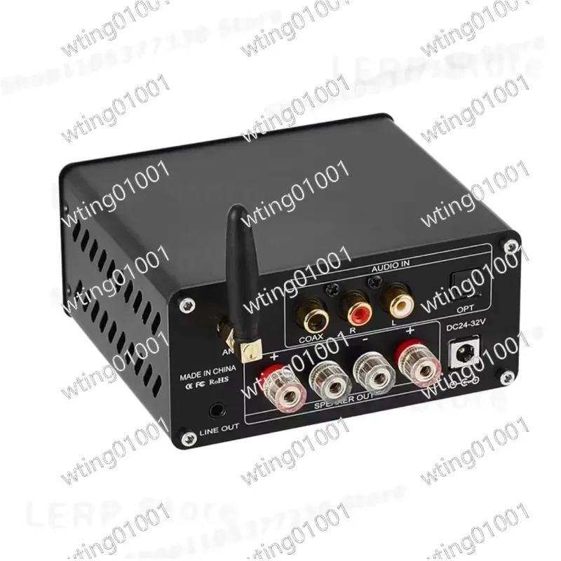 for D175 TPA3251 HiFi Amp BT 5.1 Stereo Receiver Optical Coaxial Input VU Meter Display Audio Power Board