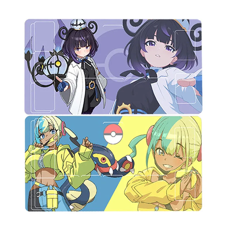 

600X300X2Mm Diy Ptcg Trainer Canari Card Battle Mat Ptcg Trainer Single Player Board Game Card Duel Plate Battle Mat Gift Toys