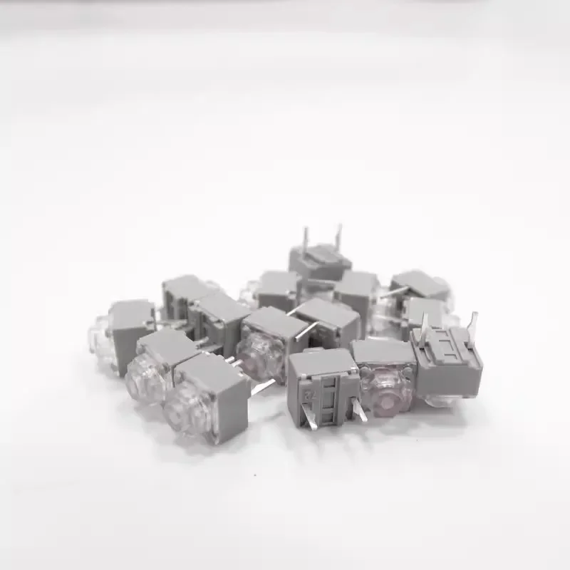 Оригинальный-бесшумный-микропереключатель-huano-gray-transparent-square-для-мыши-кнопка-отключения-звука-2-контакта-6-6-72мм-срок-службы-10-миллионов-нажатий