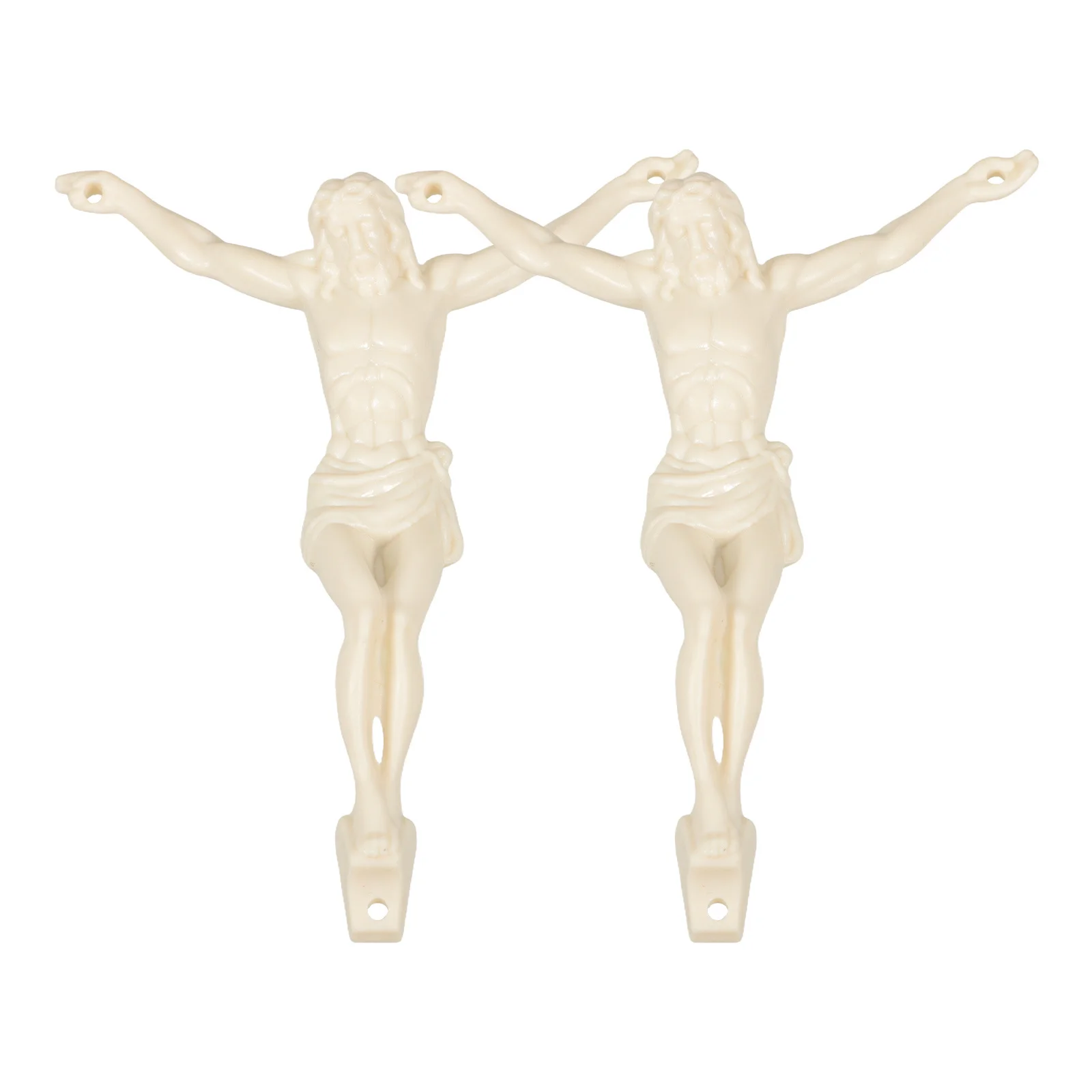 

2Pcs DIY Charm Cross Pendant Religious Jewelry Making Findings Christian Necklaces Tabletop Wall Hanging Jesus Pendants