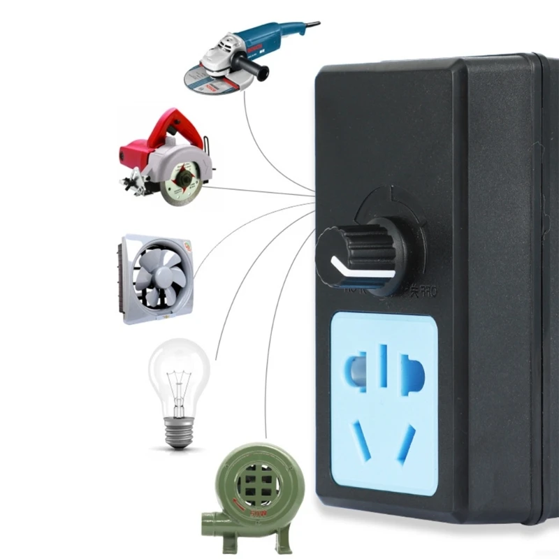 電圧表示付き100V-240V～50V-220Vの調整可能な出力電源アダプタ