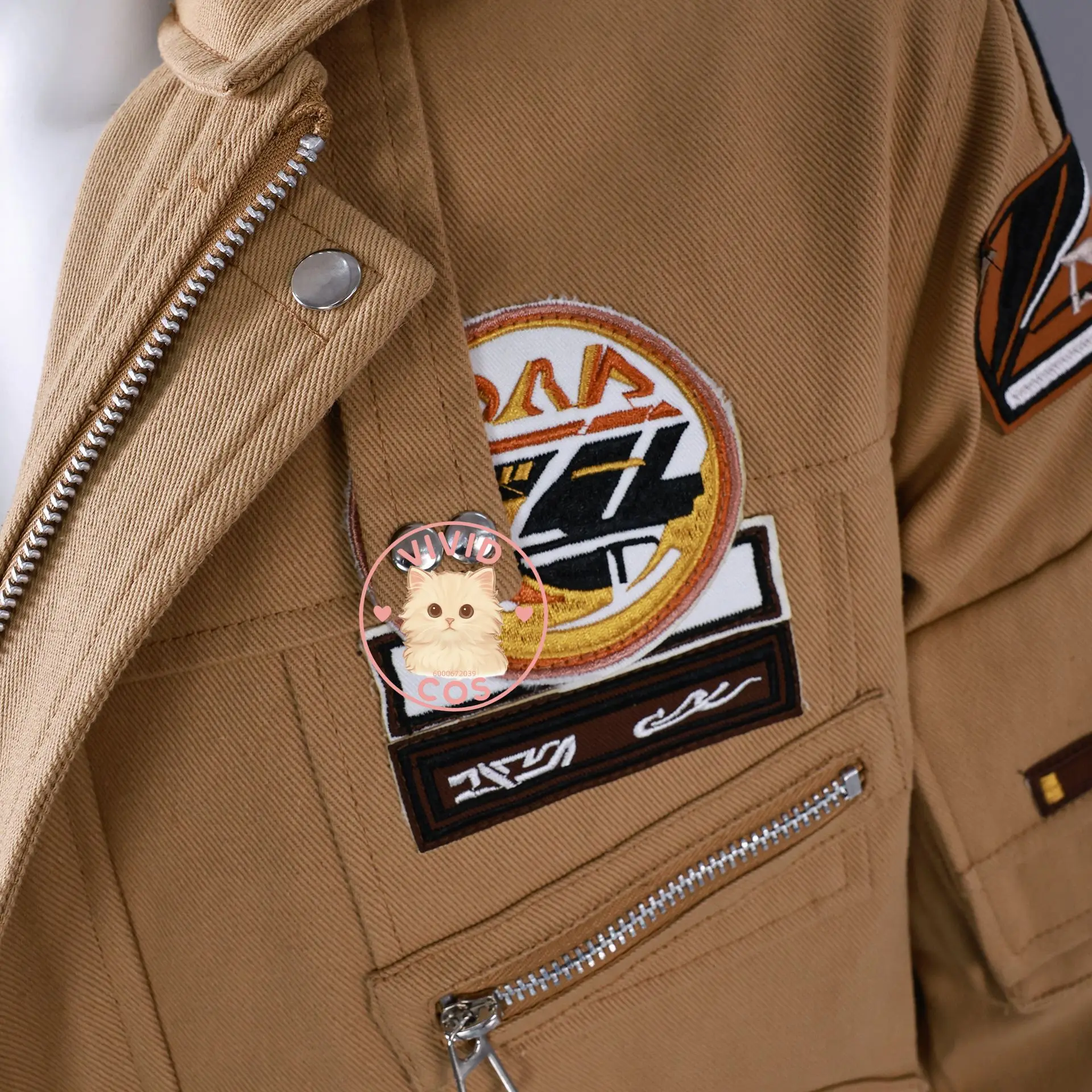 In Stock Game Love and Deepspace Cosplay Anime Caleb Costume Role Play Blue and Brown Jacket for Men Adult Comic Con Party Suits