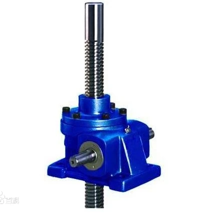 Worm gear spiral jack for building materials stores, production workshops