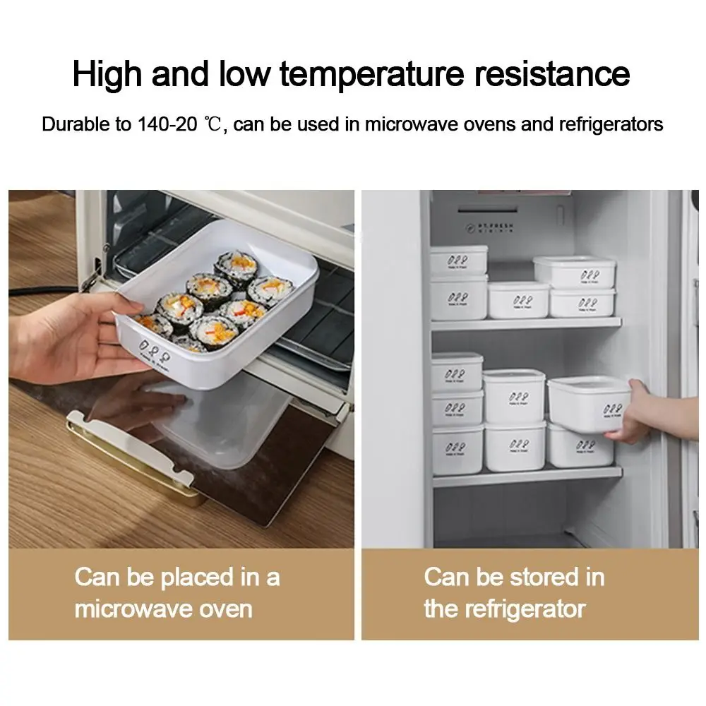 صندوق تخزين الطعام المحمول ذو السعة الكبيرة، صندوق فواكه مجففة بلاستيكي لحفظ الطعام الطازج، منظم ثلاجة مقاوم للرطوبة