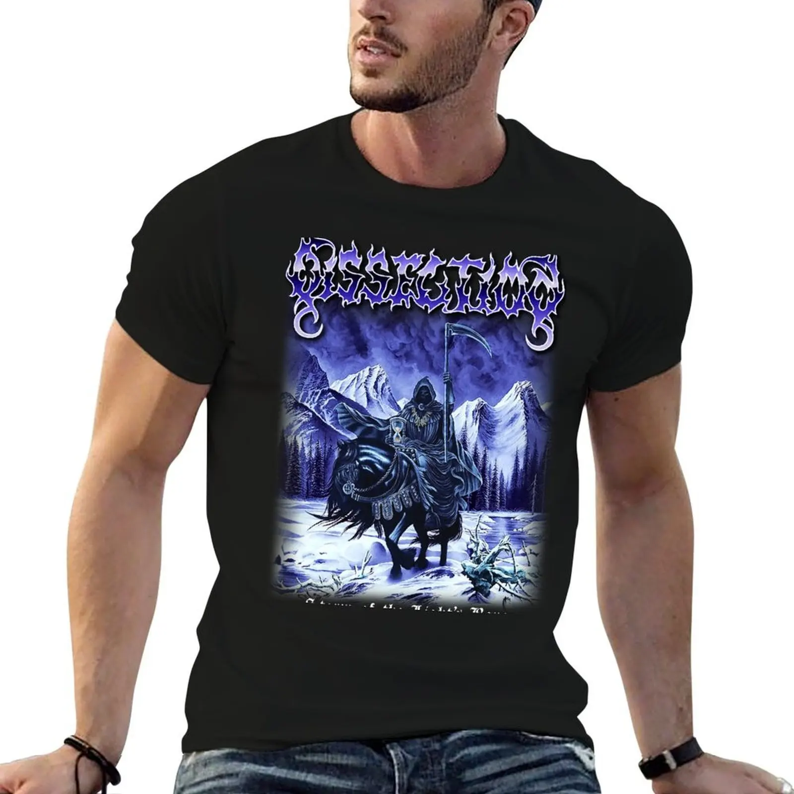 Storm of the Light's Bane by Dissection - Classic Old School Black Metal T-Shirt