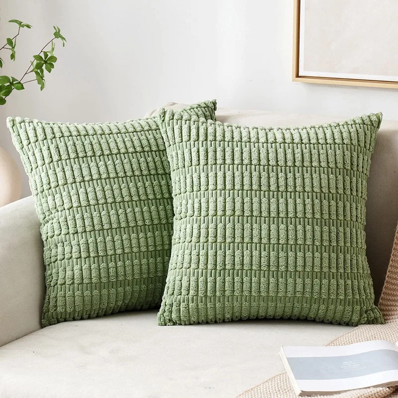 

INS Corduroy Cushion Cover 45x45cm Thick Soft Pillow Cover Decorative for Sofa Livingroom Pillowcase Bedroom Cushion Case