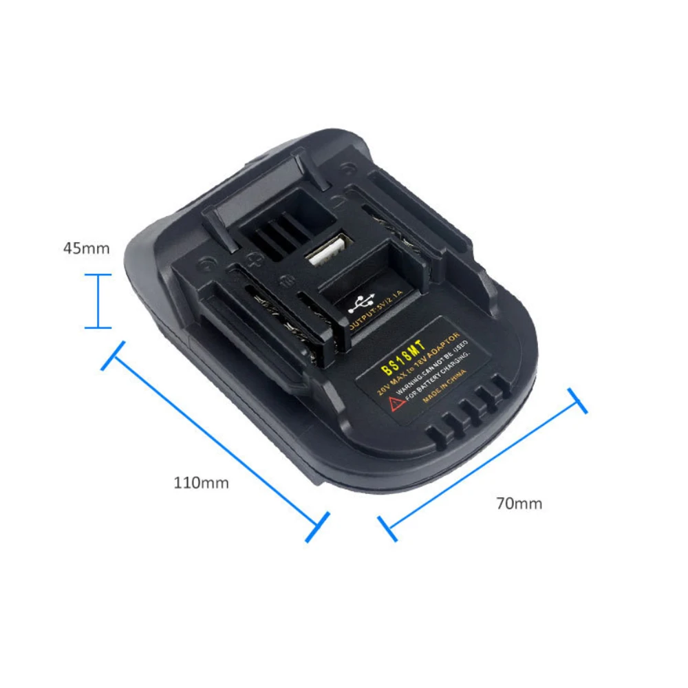 Battery Adapter For Bosch 18V To for Makita 18V BS18MT Converter With USB For Makita 18V Electrical Tools BAT618 BAT609G
