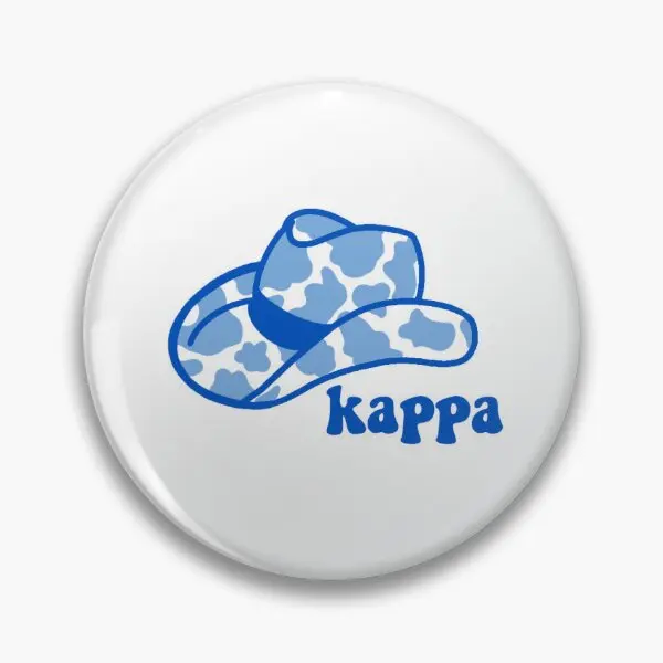 Kappa Kappa Gamma Cowboy Hat Sticker  Soft Button Pin Lover Collar Fashion Creative Clothes Metal Cartoon Lapel Pin Badge Gift