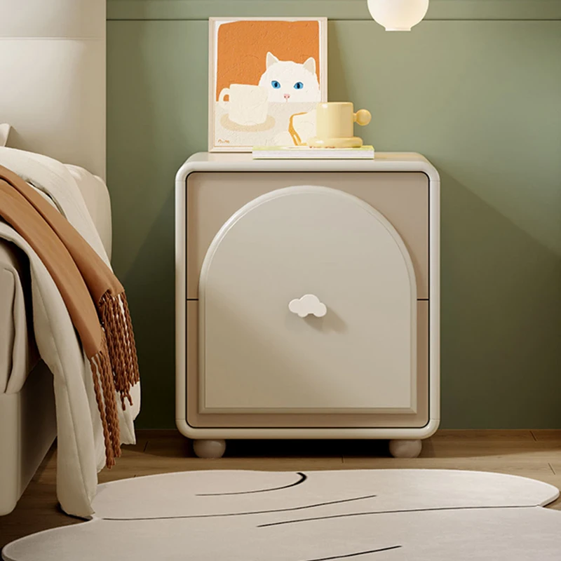 Zcute china mesa de cabeceira decoração na moda armários exclusivos simples quarto cabeceira organizador café criado mudo móveis que economizam espaço