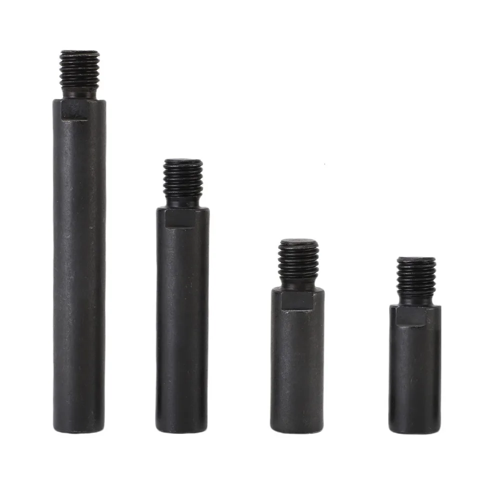 4pcs 5/8-11 US Thread Angle Grinder Extension Pole 2-5.5in Arbor Length Metal Construction Grinder Extension Shaft