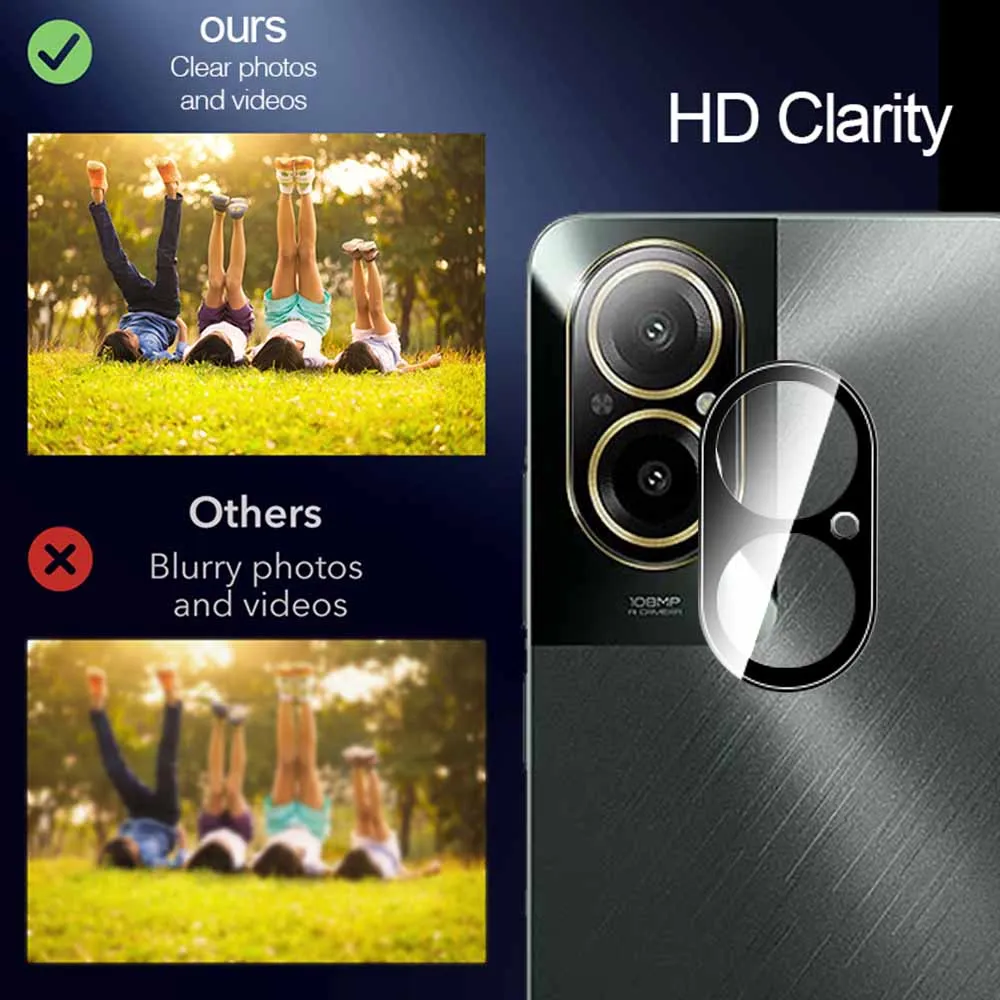 Realme C67 4G 후면 렌즈 커버, 3D 곡선 강화 유리 카메라 보호 케이스, Realmi C 67 67C RealmeC67 4G 6.72 인치 RMX3890