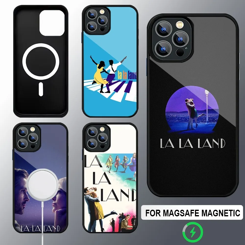 Movie L-LaLaLand Phone Case Magsafe Wireless Charging Cases For IPhone 16 15 13 12 11 14 Pro Max Mini 8 Plus XS X XR