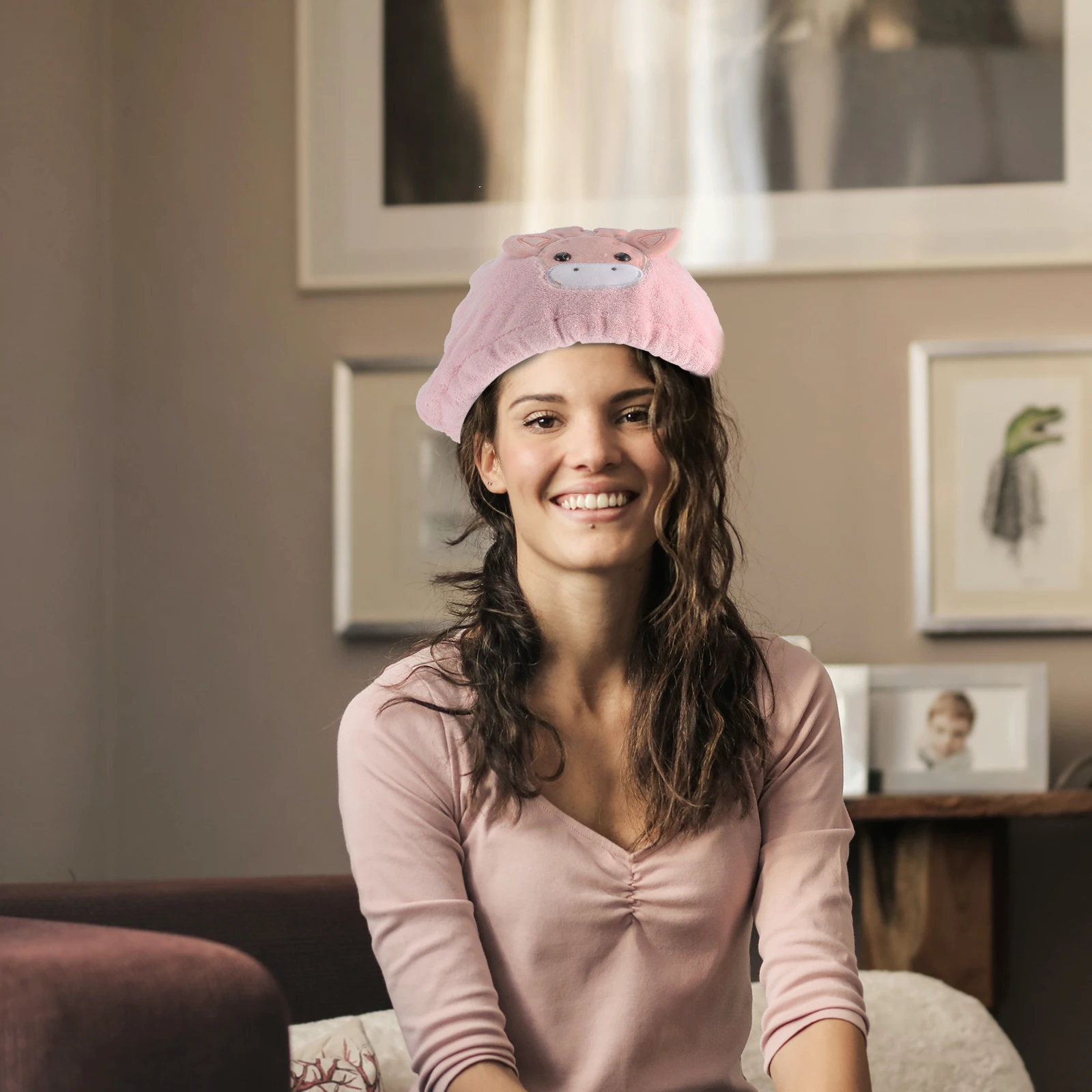 

Fast Drying Towel Cap Coral Fleece Gentle Dry Hair Turban Wrap Women Gift Bathing Supplies Quick Dry Cap Hair Drying Towel