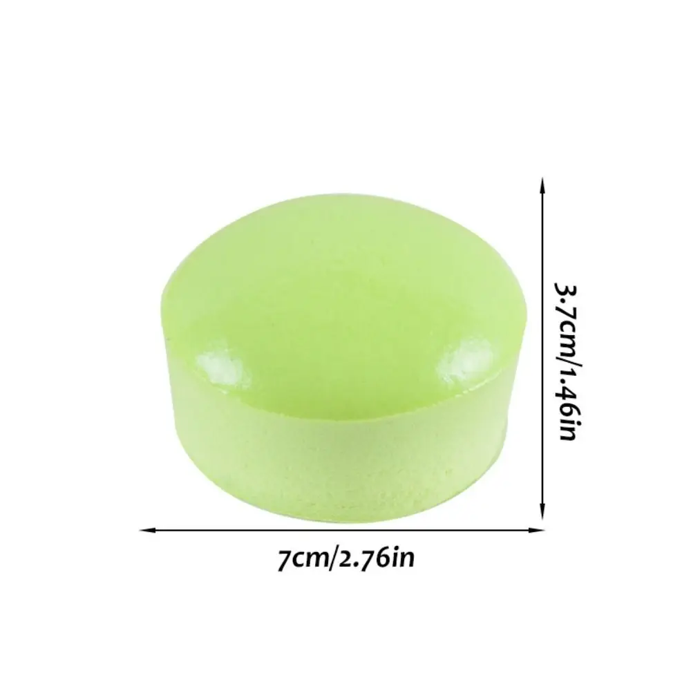 Funny Soft Cake Fidget Toys Stretch Squeezing Elastic Bread Slow Rebound Toy Round Food Squeeze Sensory Toys Office Workers