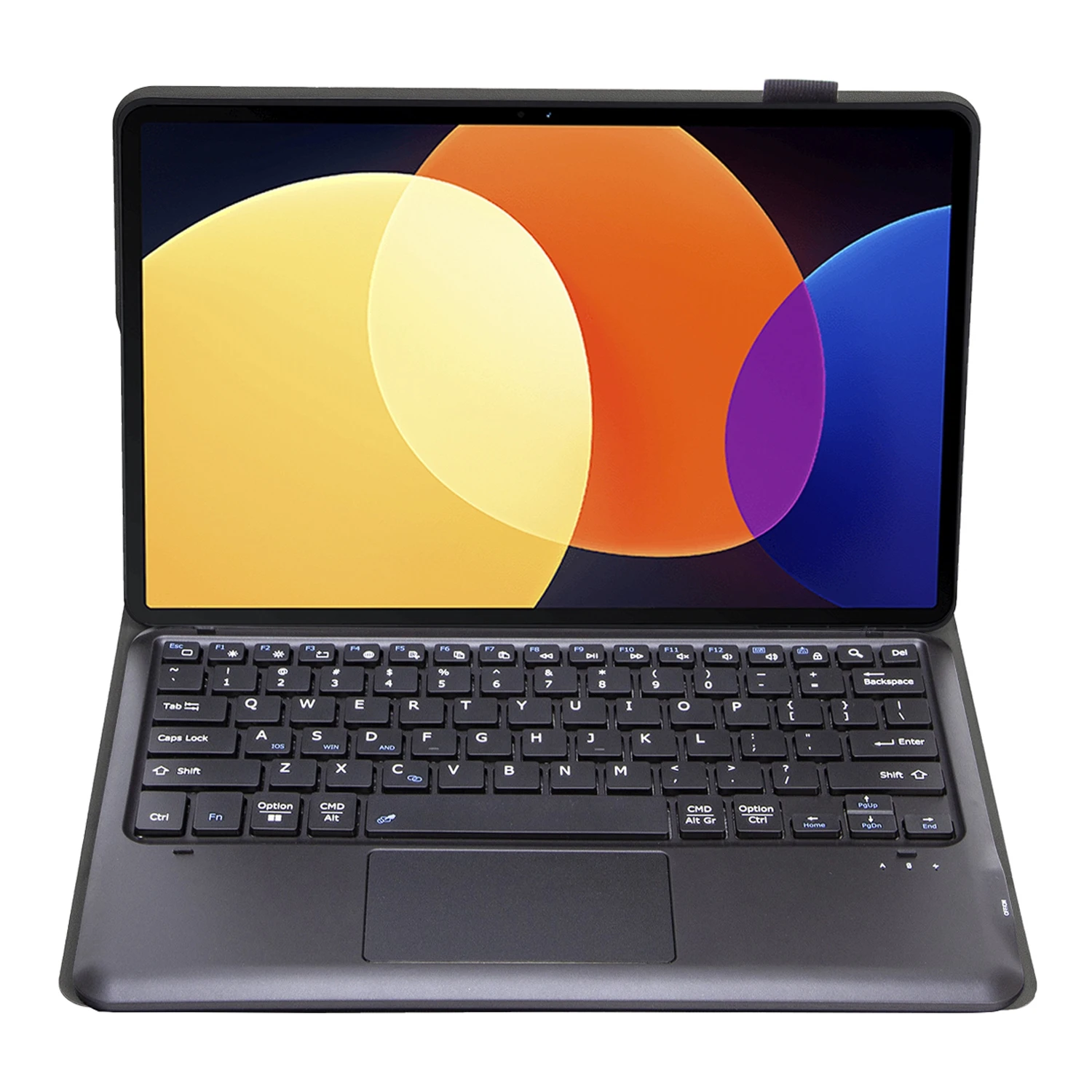 AHV8-A Honor Pad V8 Pro 12.1 インチ スリム コンボ ケース、取り外し可能な Bluetooth 互換キーボード、マルチタッチ トラックパッド PU Lea 付き