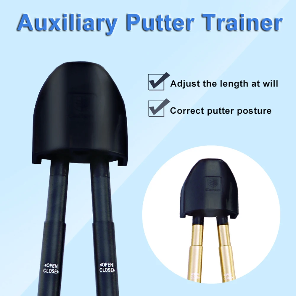 Golf Putting Training Aid - Putting aid - Putting aid Golf Training Equipment for Perfect putt fit All Kind of Putter Shaft