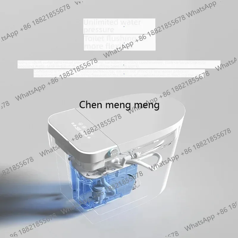 N178 Waterproof Mobile Cleaning Remote Control Automatic Intelligent Toilet Wholesale Power Failure Flushing IPX4 Smart Toilet